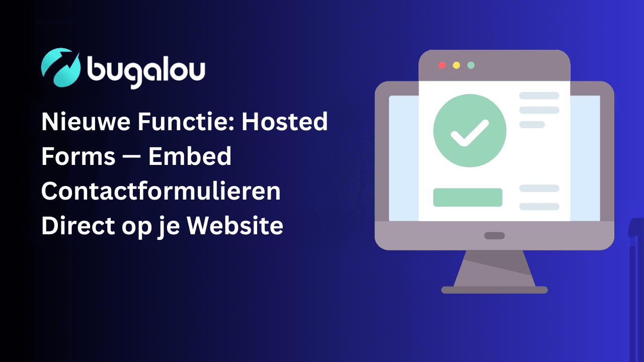 Nieuwe Functie: Hosted Forms — Embed Contactformulieren Direct op je Website