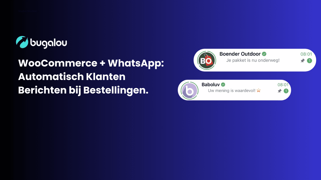 WooCommerce + WhatsApp: Automatisch Klanten Berichten bij Bestellingen